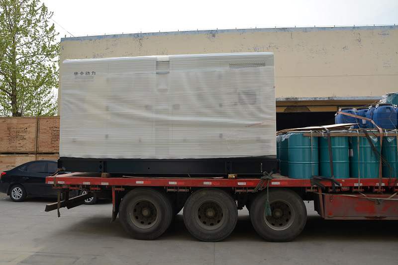 3月18日，華全動(dòng)力一臺(tái)500kw靜音箱發(fā)電機(jī)組順利發(fā)往山東省