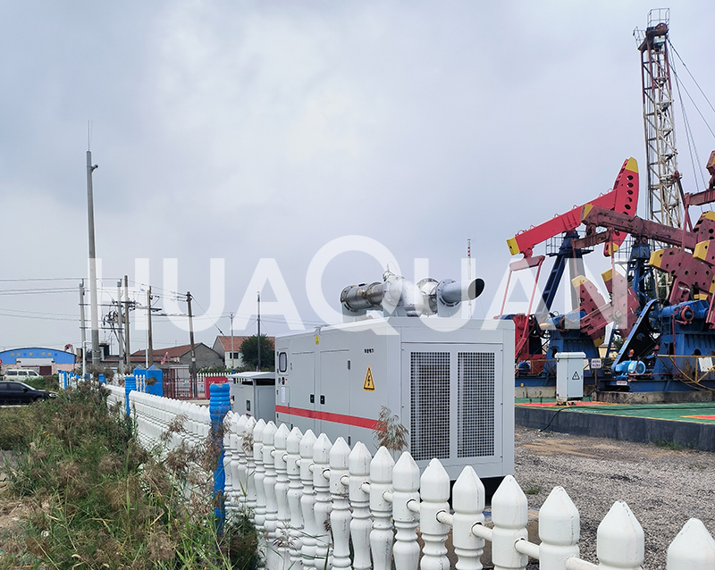 陜西西安油田650kW發(fā)電機組電站項目